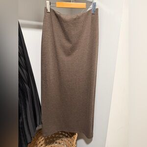 Mango Brown Maxi Skirt